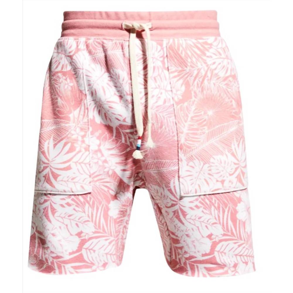 NEW SOL ANGELES men's palm saddle short in cayenne